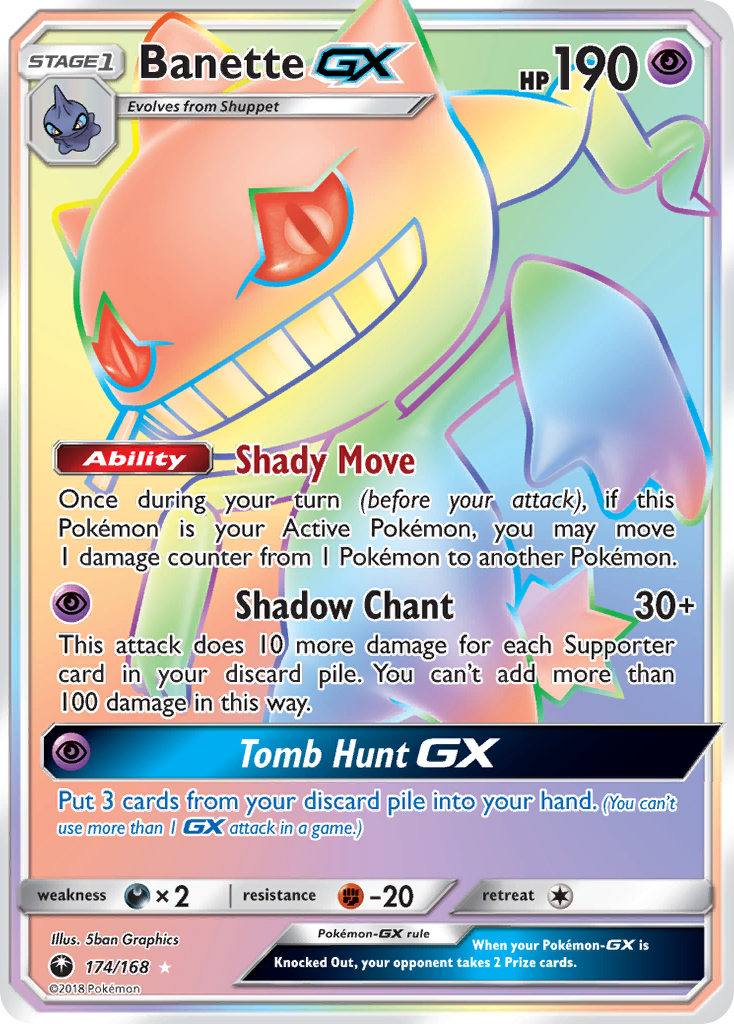 Banette GX (174/168) [Sun & Moon: Celestial Storm] | Good Games North