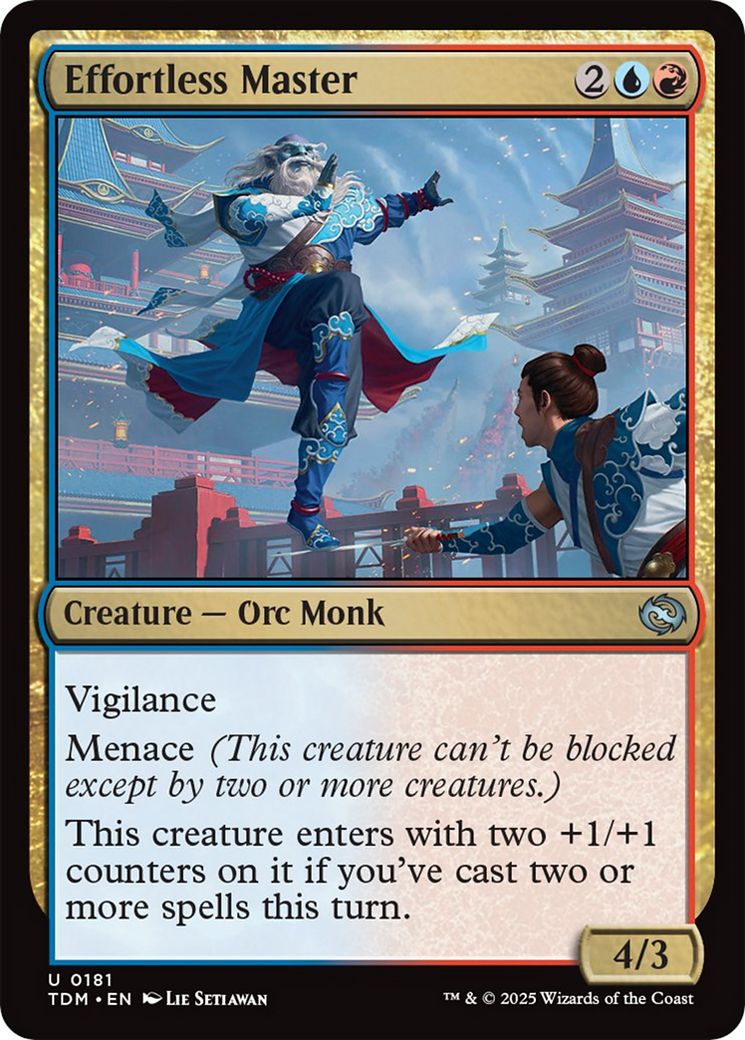 Effortless Master [Tarkir: Dragonstorm] | Good Games North