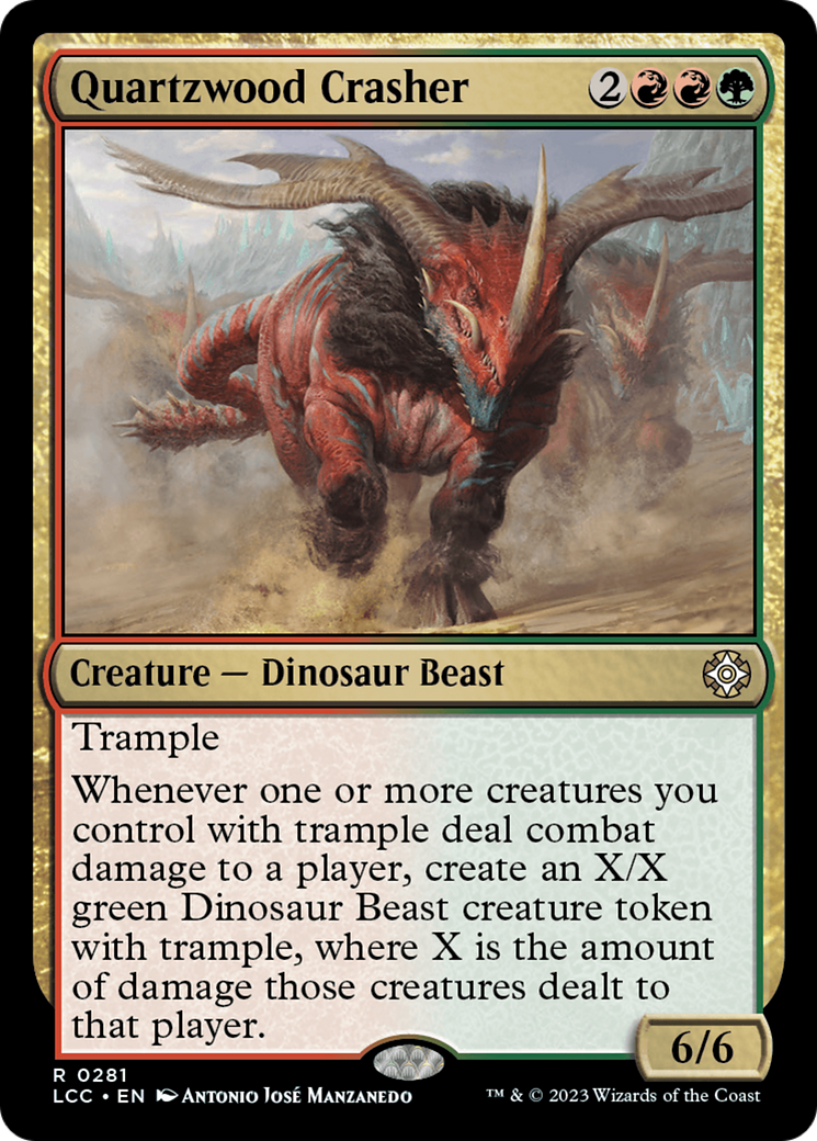 Quartzwood Crasher [The Lost Caverns of Ixalan Commander] | Good Games North