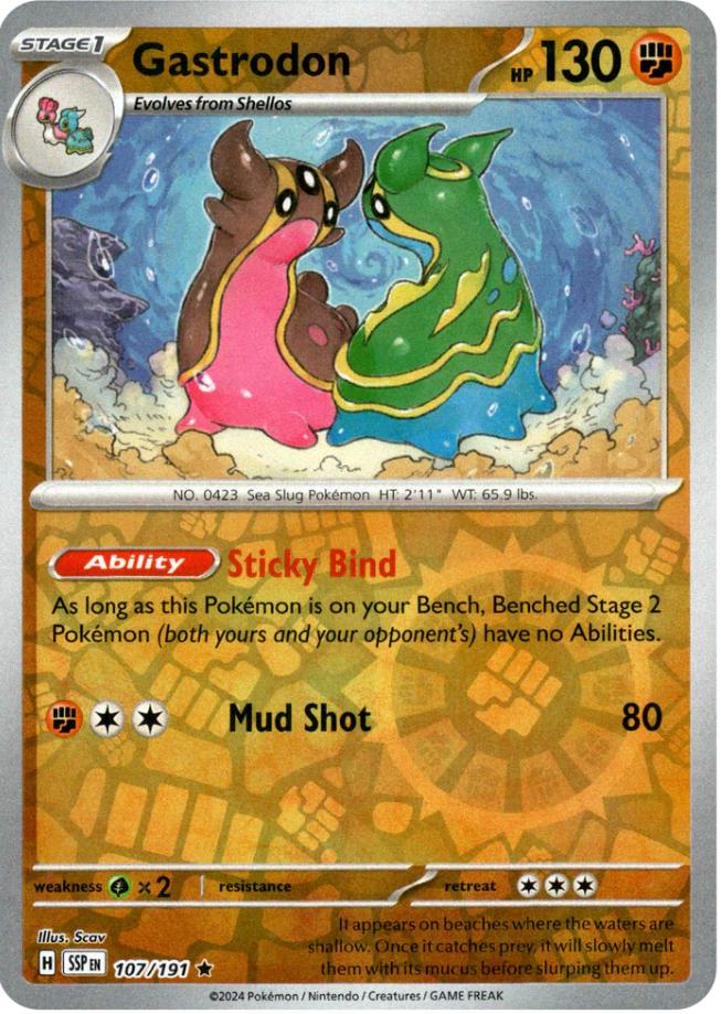 Gastrodon (107/191) [Scarlet & Violet: Surging Sparks] | Good Games North