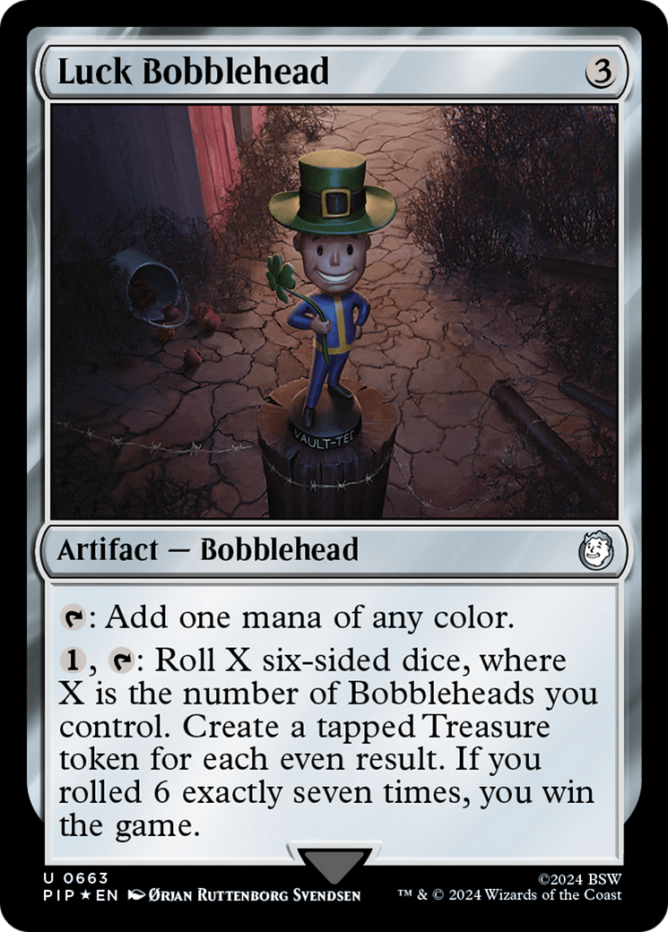 Luck Bobblehead (Surge Foil) [Fallout] | Good Games North