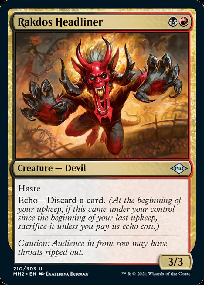 Rakdos Headliner [Modern Horizons 2] | Good Games North