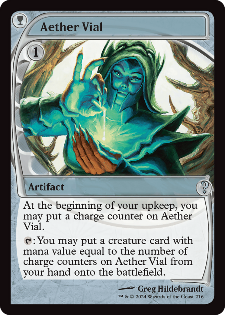 Aether Vial (Future Sight) [Mystery Booster 2] | Good Games North