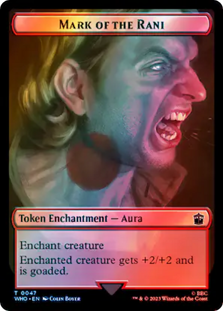 Alien // Mark of the Rani Double-Sided Token (Surge Foil) [Doctor Who Tokens] | Good Games North