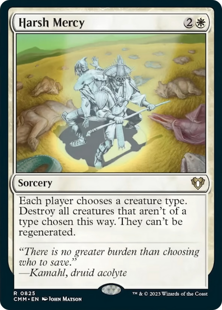 Harsh Mercy [Commander Masters] | Good Games North