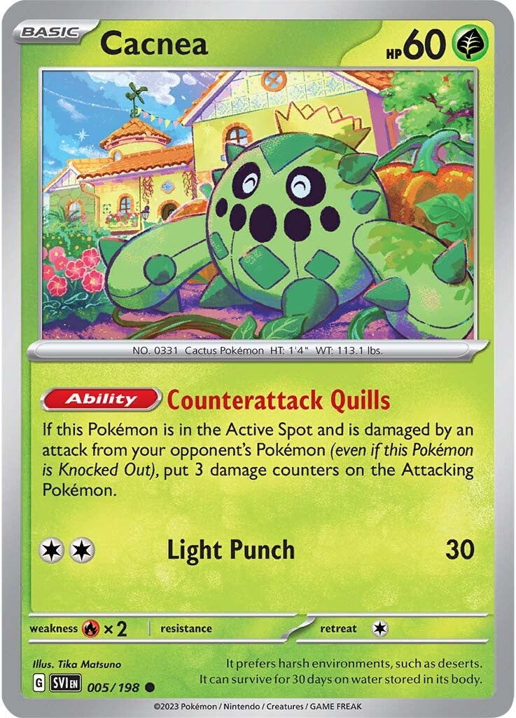 Cacnea (005/198) [Scarlet & Violet: Base Set] | Good Games North