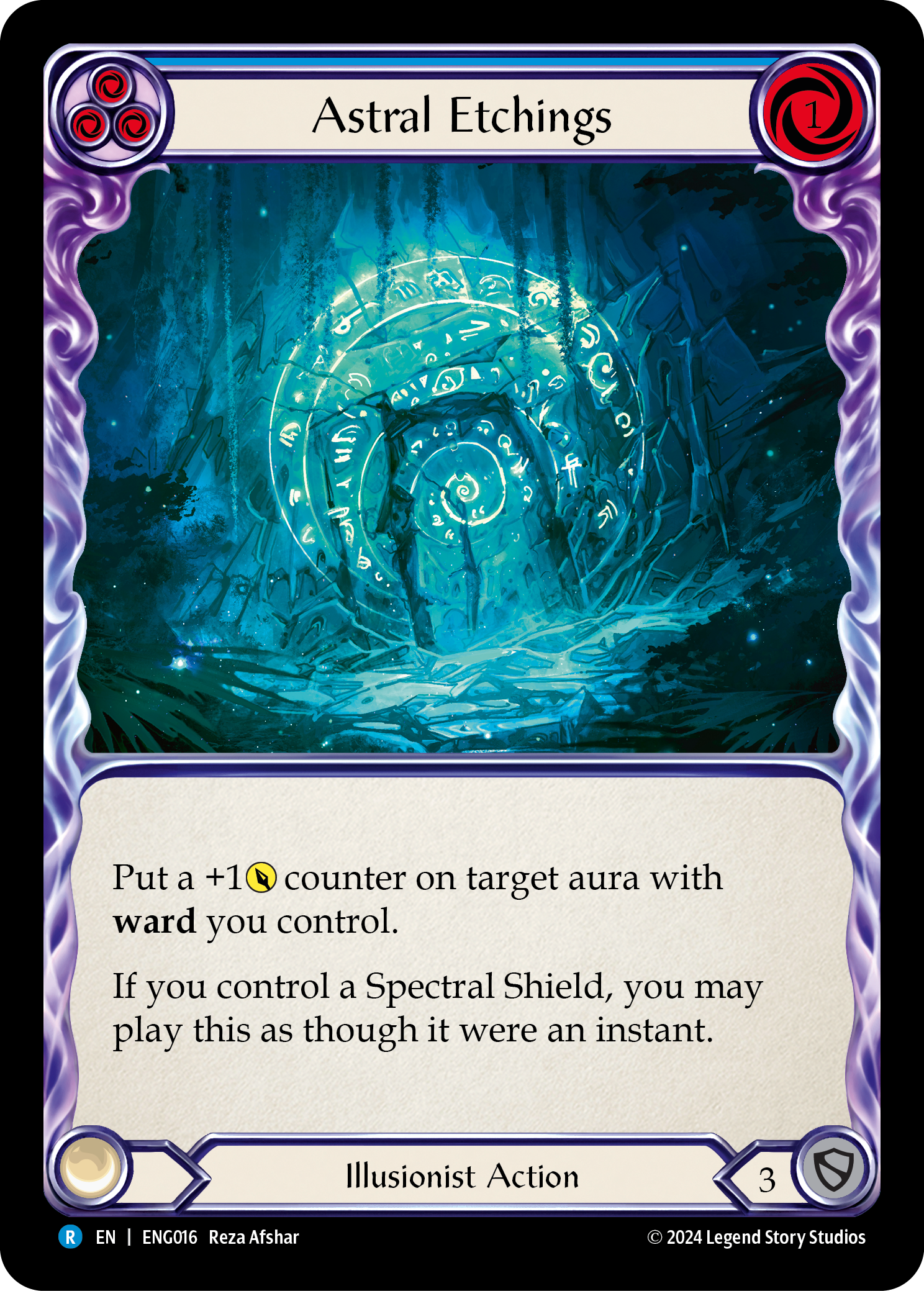 Astral Etchings [ENG016] (Part the Mistveil Enigma Blitz Deck) | Good Games North