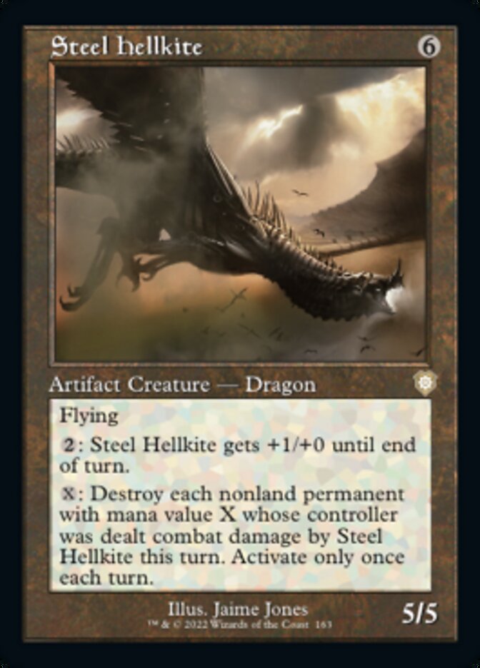 Steel Hellkite (Retro) [The Brothers' War Commander] | Good Games North