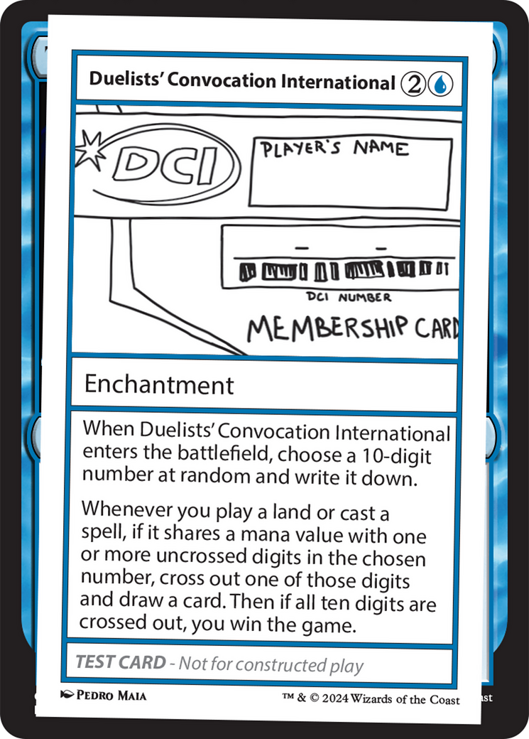 Duelists' Convocation International [Mystery Booster 2 Playtest Cards] | Good Games North