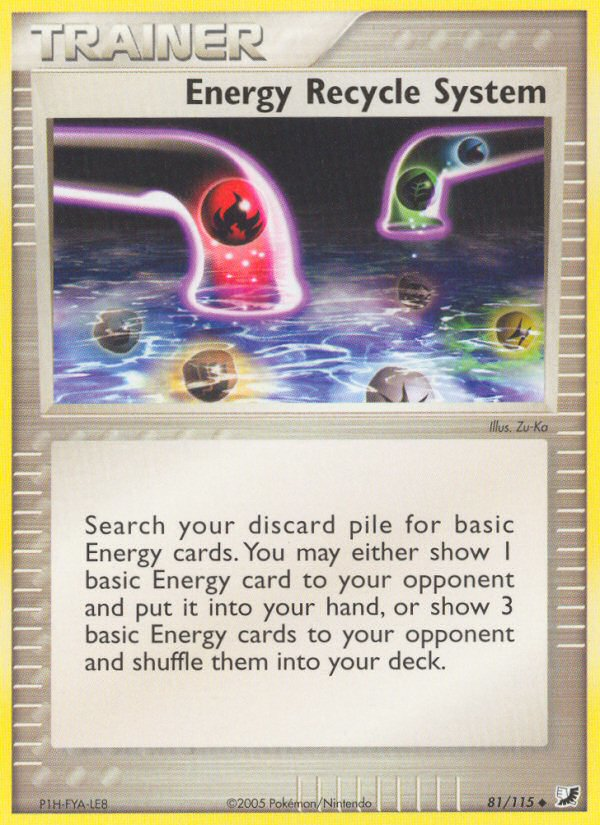 Energy Recycle System (81/115) [EX: Unseen Forces] | Good Games North