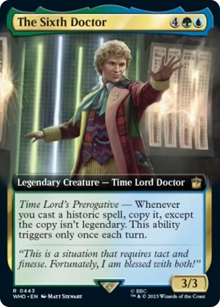 The Sixth Doctor (Extended Art) [Doctor Who] | Good Games North