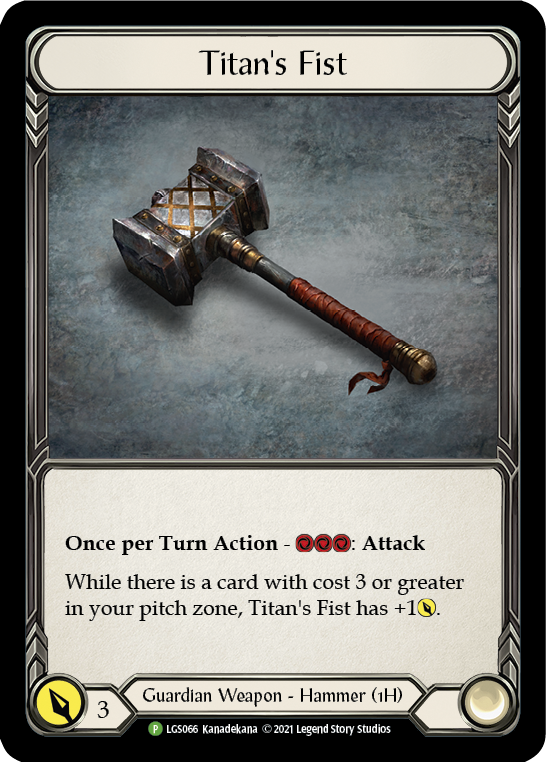Titan's Fist [LGS066] (Promo)  Cold Foil | Good Games North