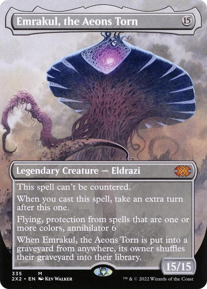Emrakul the Aeons Torn Borderless (Double Masters 2022)  - Foil | Good Games North
