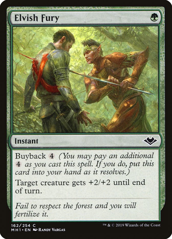 Elvish Fury [Modern Horizons] | Good Games North