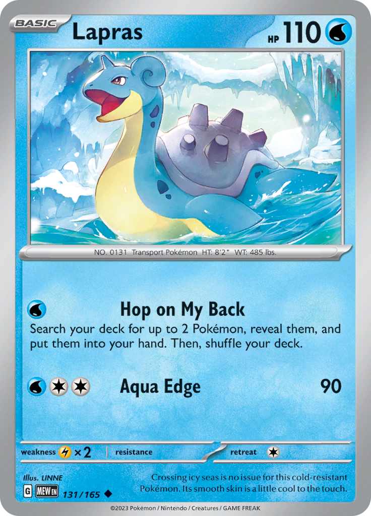 Lapras (131/165) [Scarlet & Violet 151] | Good Games North