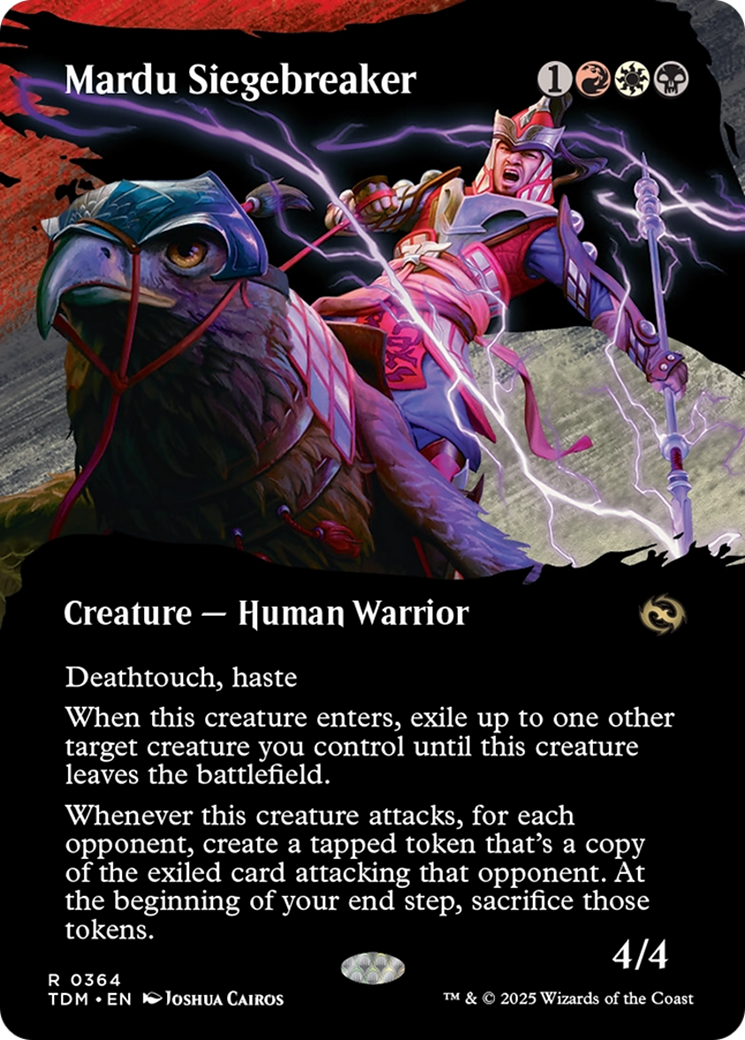 Mardu Siegebreaker (Borderless) [Tarkir: Dragonstorm] | Good Games North