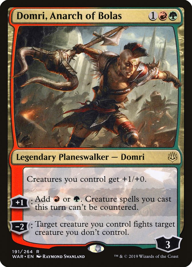 Domri, Anarch of Bolas (War of the Spark)  - Foil | Good Games North