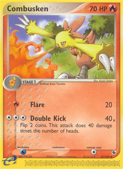 Combusken (27/109) [EX: Ruby & Sapphire] | Good Games North