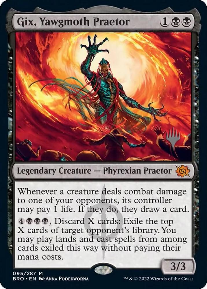 Gix Yawgmoth Praetor (Promo Pack: The Brothers' War)  | Good Games North