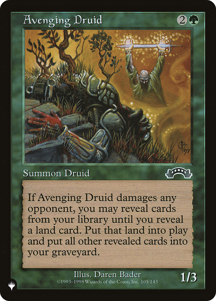 Avenging Druid [The List] | Good Games North