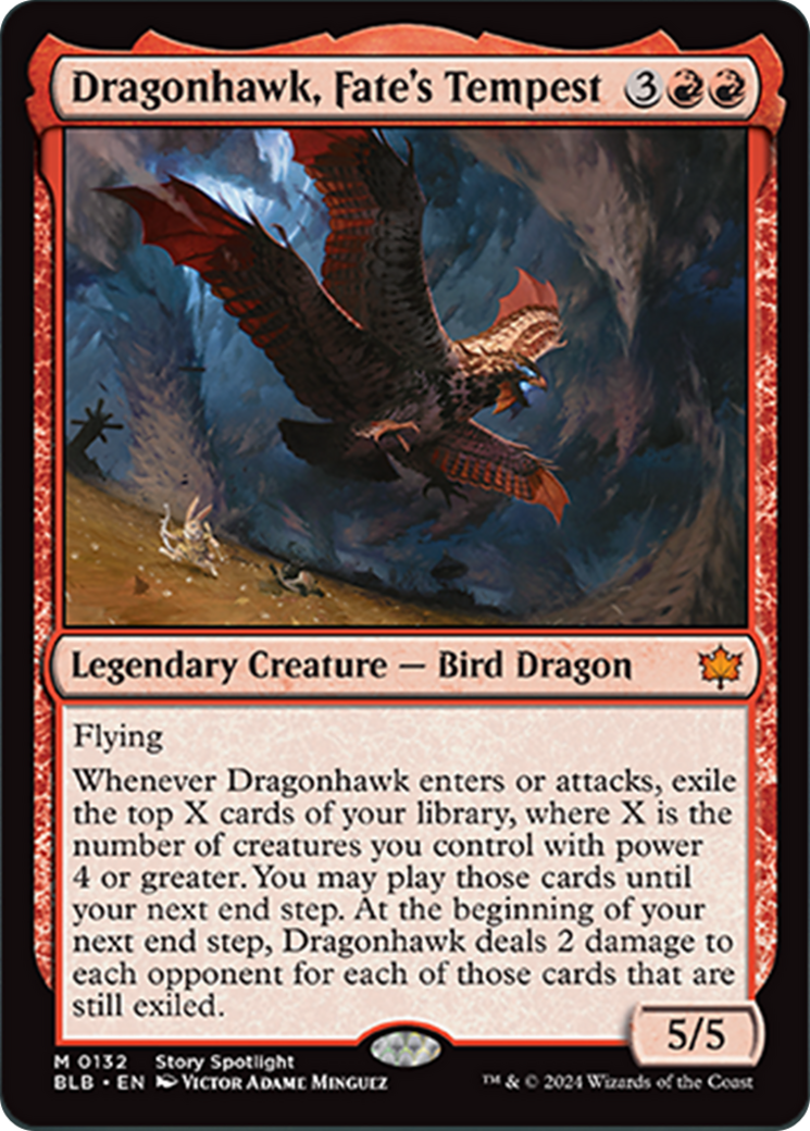 Dragonhawk, Fate's Tempest [Bloomburrow] | Good Games North