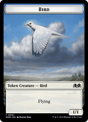 Bird // Food (0012) Double-Sided Token [Wilds of Eldraine Tokens] | Good Games North