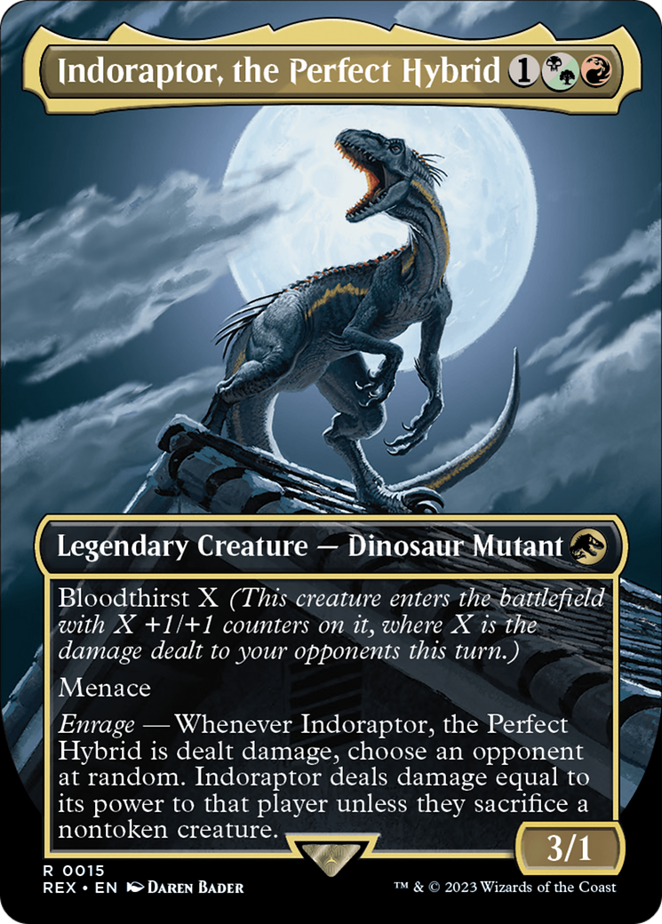 Indoraptor, the Perfect Hybrid (Borderless) [Jurassic World Collection] | Good Games North