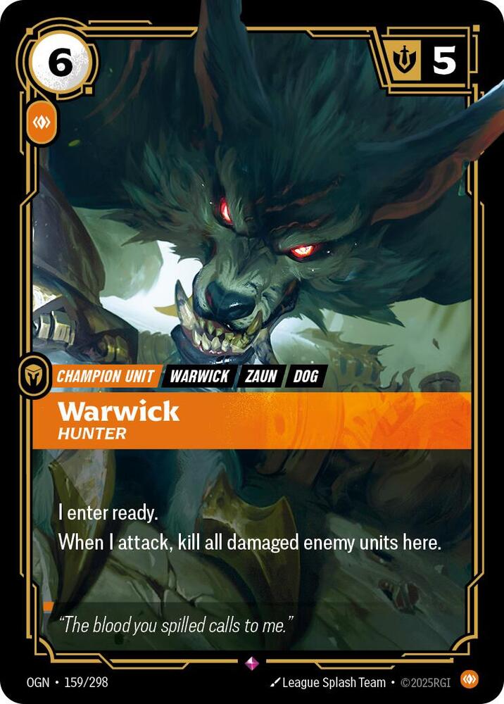 Warwick Hunter (Origins)  - Foil | Good Games North