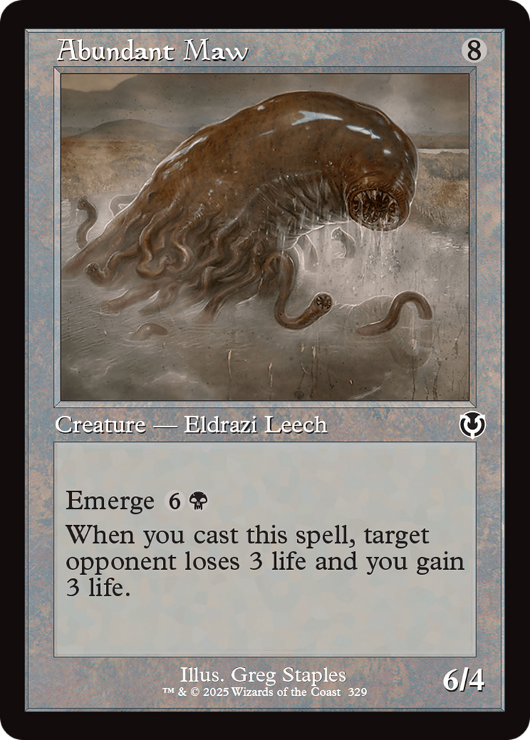 Abundant Maw (Retro Frame) [Innistrad Remastered] | Good Games North