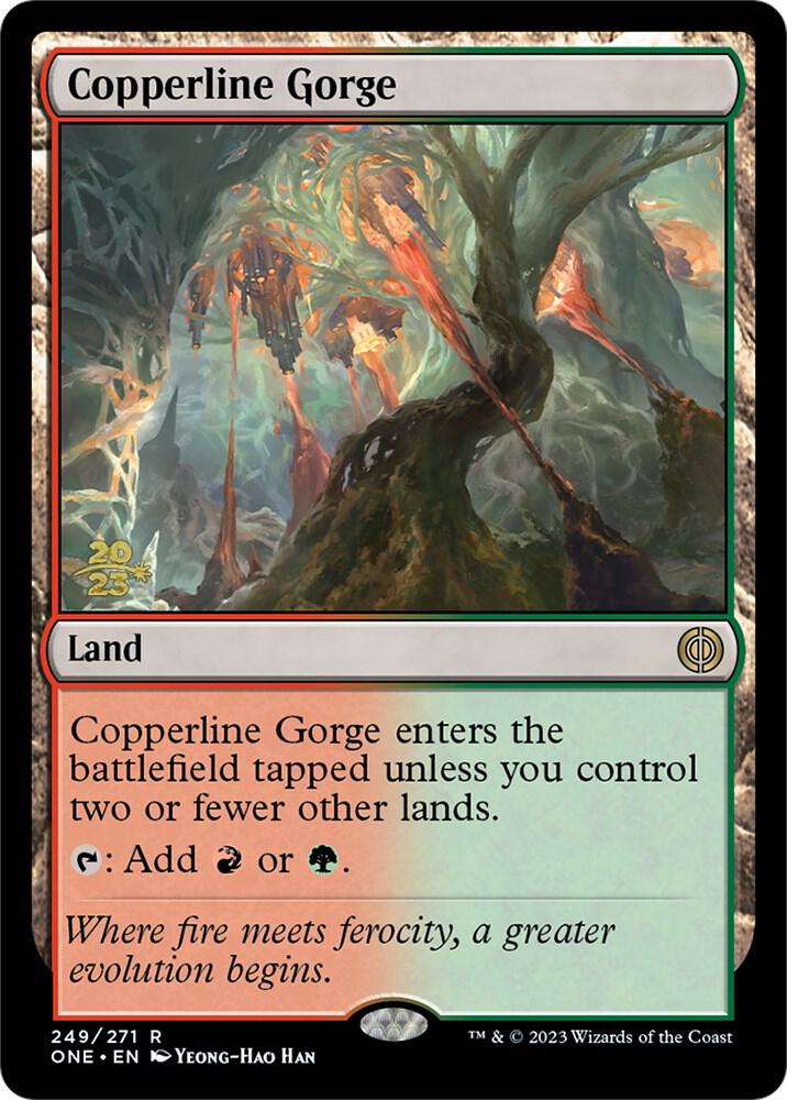 Copperline Gorge 249s/160 (Prerelease Cards)  - Foil | Good Games North