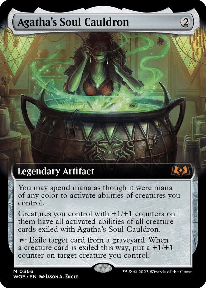 Agathas Soul Cauldron Extended Art (Wilds of Eldraine)  | Good Games North