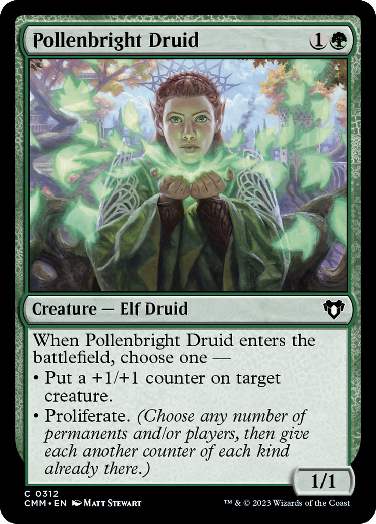 Pollenbright Druid [Commander Masters] | Good Games North