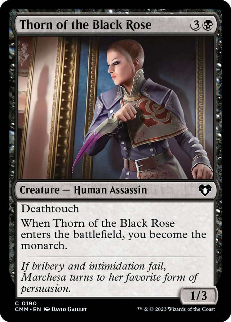 Thorn of the Black Rose [Commander Masters] | Good Games North