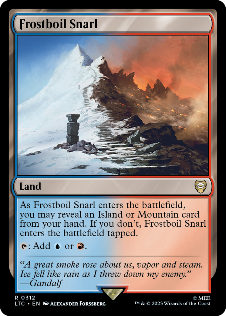 Frostboil Snarl [The Lord of the Rings: Tales of Middle-Earth Commander] | Good Games North