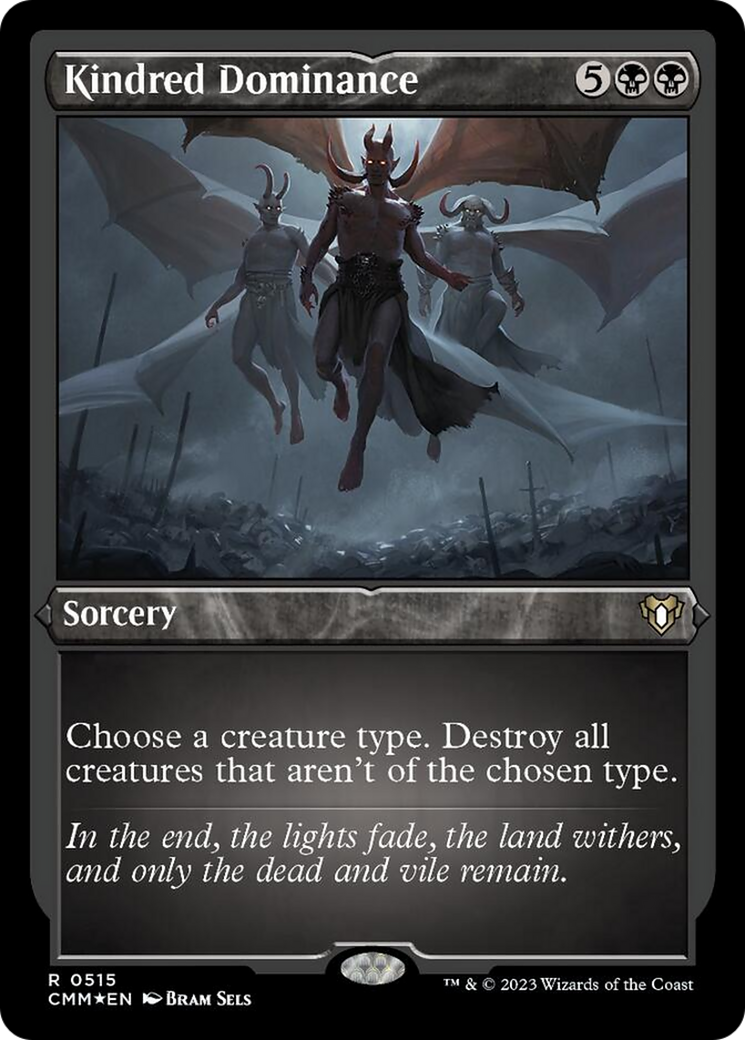 Kindred Dominance (Foil Etched) [Commander Masters] | Good Games North
