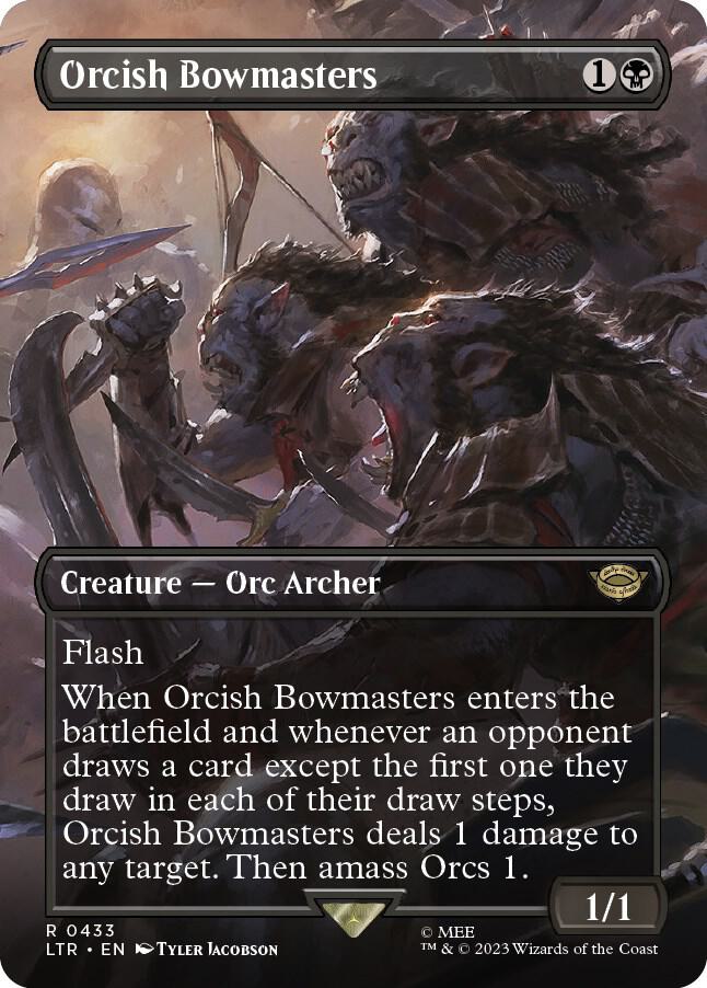 Orcish Bowmasters Borderless (Universes Beyond: The Lord of the Rings: Tales of Middle-earth)  - undefined | Good Games North