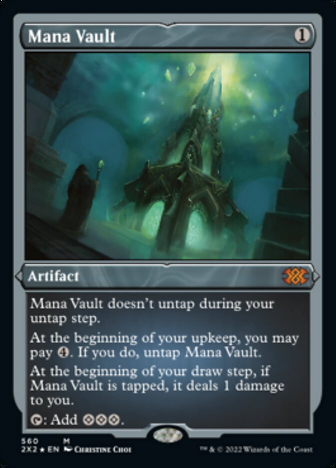 Mana Vault (Foil Etched) [Double Masters 2022] | Good Games North