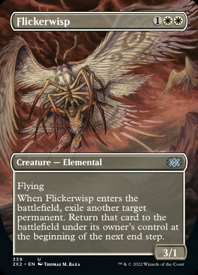 Flickerwisp (Borderless Alternate Art) [Double Masters 2022] | Good Games North