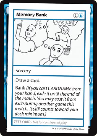 Memory Bank (2021 Edition) [Mystery Booster Playtest Cards] | Good Games North