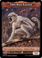 First Mate Ragavan // Spirit (13) Double-Sided Token [March of the Machine Tokens] | Good Games North