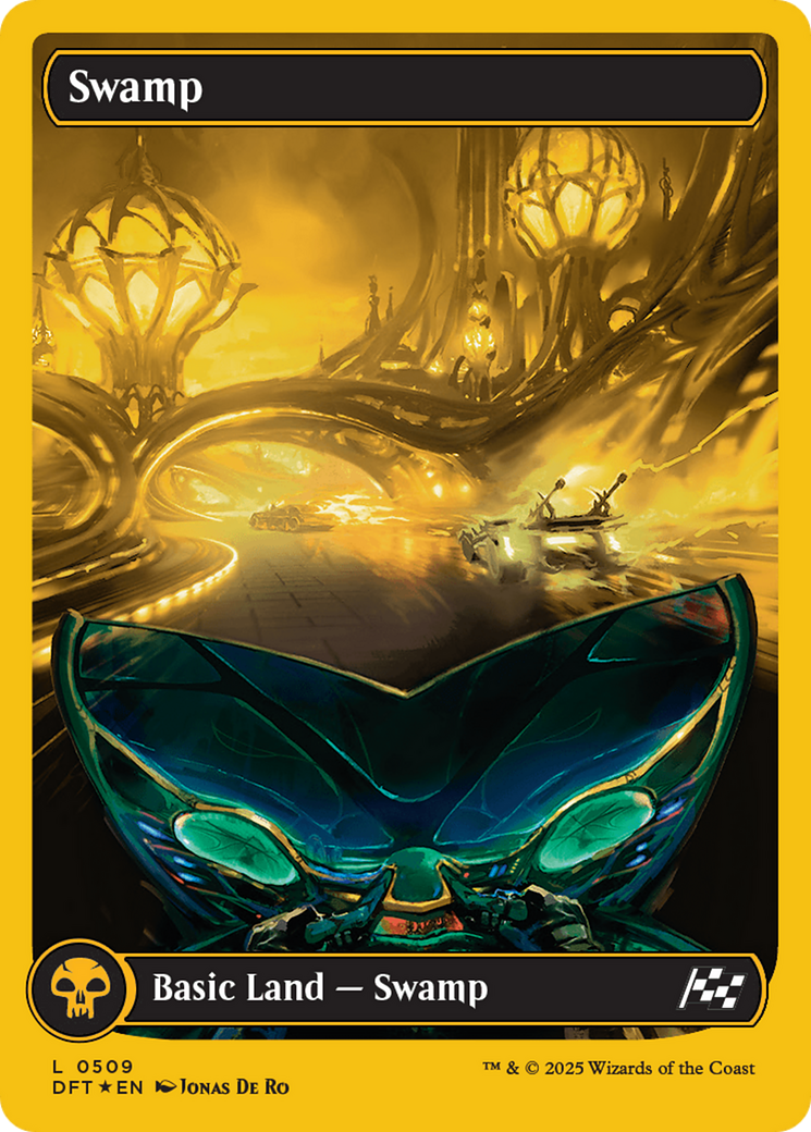 Swamp (0509) (First-Place Foil) [Aetherdrift] | Good Games North