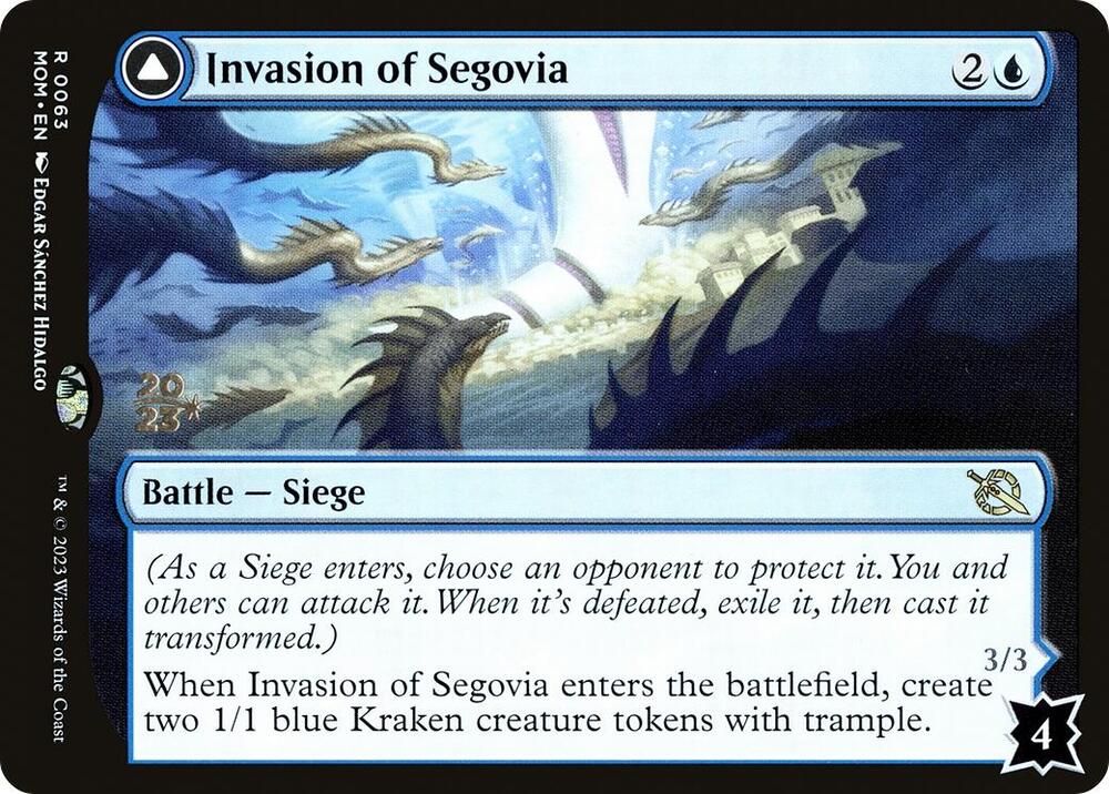 Invasion of Segovia (Prerelease Cards)  - Foil | Good Games North