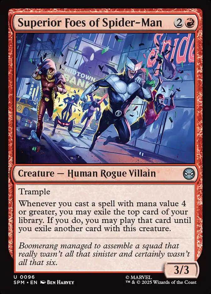 Superior Foes of Spider-Man 96 (Marvel's Spider-Man)  - Foil | Good Games North