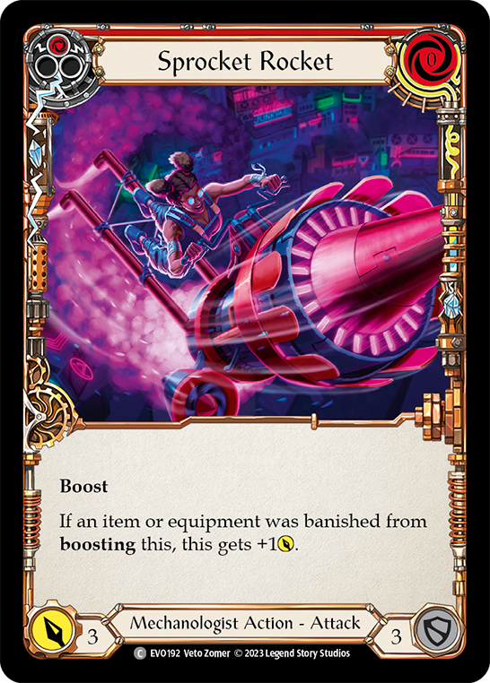 Sprocket Rocket (Red) [EVO192] (Bright Lights) | Good Games North