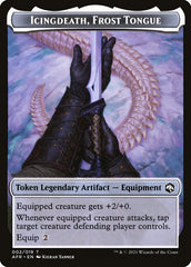 Devil // Icingdeath, Frost Tongue Double-Sided Token [Dungeons & Dragons: Adventures in the Forgotten Realms Tokens] | Good Games North