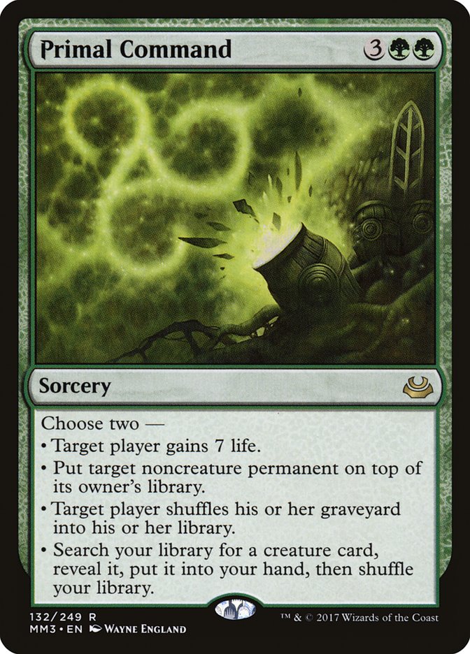 Primal Command (Modern Masters 2017)  | Good Games North