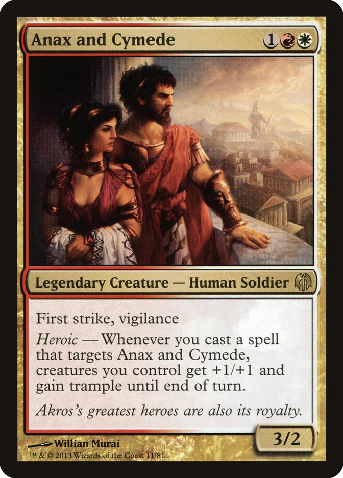 Anax and Cymede [Duel Decks: Heroes vs. Monsters] | Good Games North