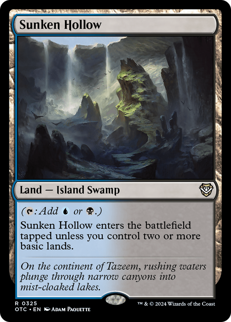 Sunken Hollow [Outlaws of Thunder Junction Commander] | Good Games North