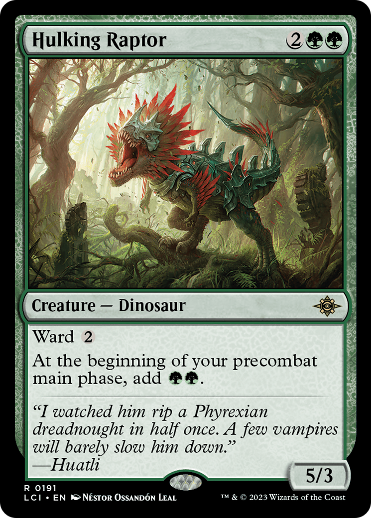 Hulking Raptor [The Lost Caverns of Ixalan] | Good Games North