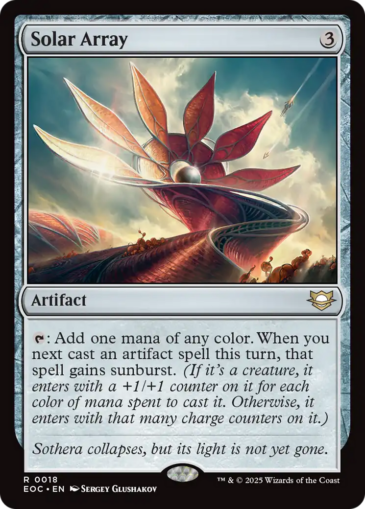 Solar Array [Edge of Eternities Commander] | Good Games North